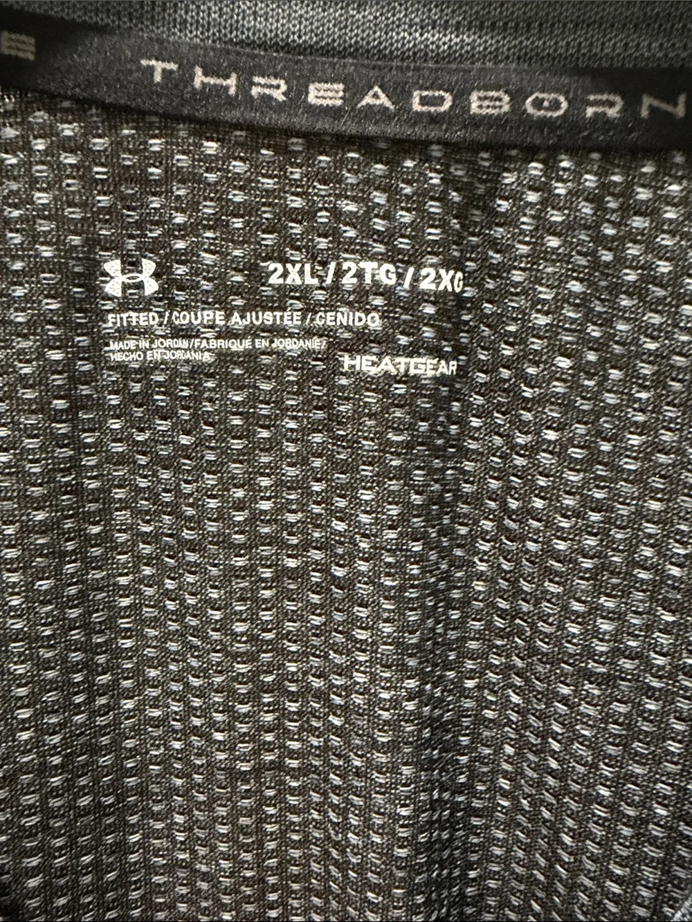 Under Armour Men’s Long-Sleeve Heathered Slate Performance Tee